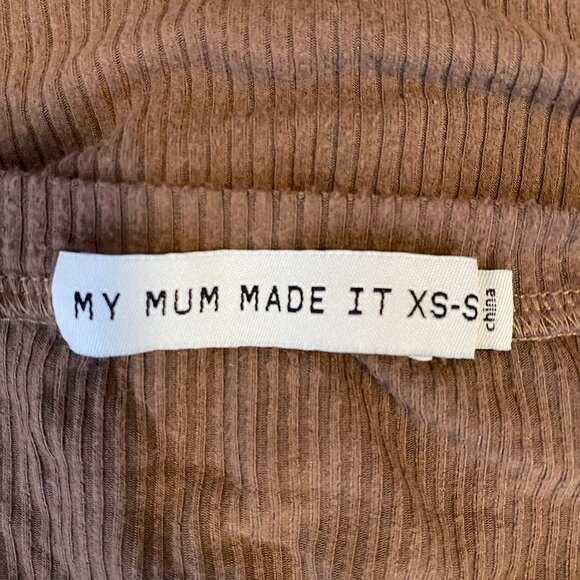 My Mum Made It - Brown Knit Cropped Cardigan - Picture 6 of 6